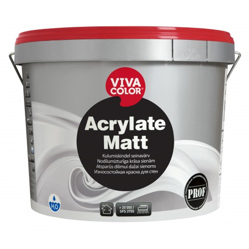 VivaColor Acrylate Matt - Краска для стен износостойкая 2,7 л
